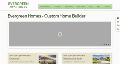 Desktop Screenshot of evergreenhomesnw.com